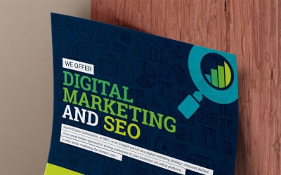 SEO &amp; Digital Marketing Flyer - Corporate Identity Template