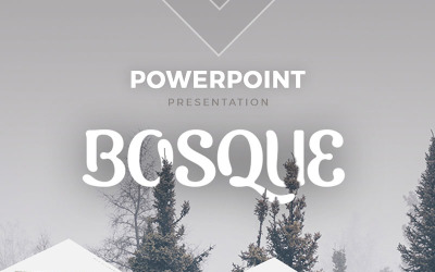 Bosque - Yaratıcı PowerPoint şablonu