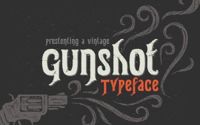 Carattere tipografico Gunshot