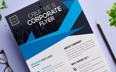 Clean &amp; Modern Flyer | Vol. 02 - Corporate Identity Template
