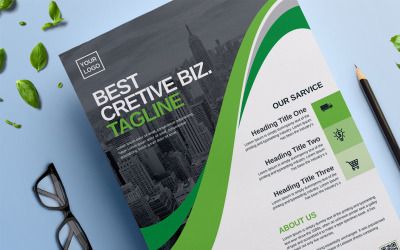 Clean &amp; Modern Flyer | Vol. 03 - Corporate Identity Template