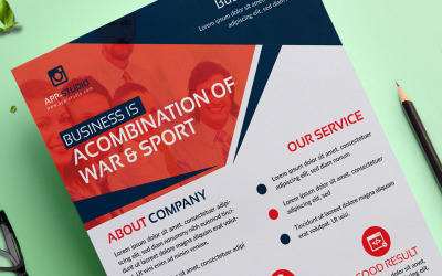 Clean &amp; Modern Flyer | Vol. 04 - Corporate Identity Template