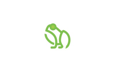 Kikker Logo sjabloon