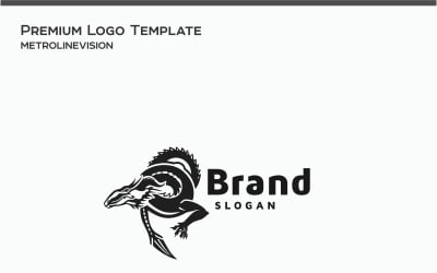 Plantilla de logotipo de dragón