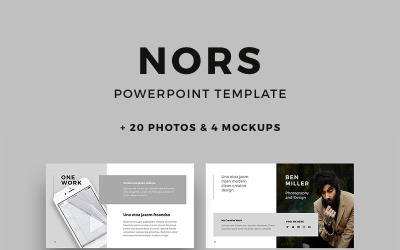 Шаблон PowerPoint NORS + Big Bonus