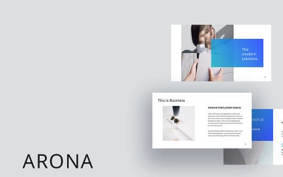 ARONA - шаблон PowerPoint