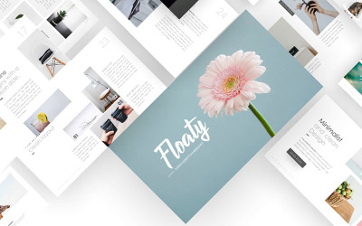 Floaty - Plantilla de PowerPoint minimalista