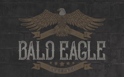 Fuente Bald Eagle Typeface