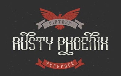 Fuente Rusty Phoenix Typeface