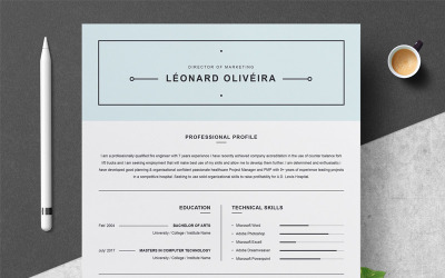 Modèle de CV Leonard