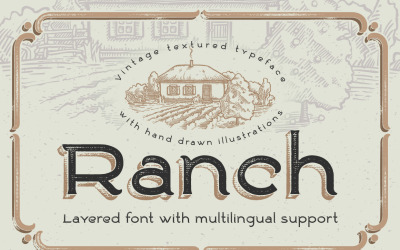 Ranch Vintage lettertype