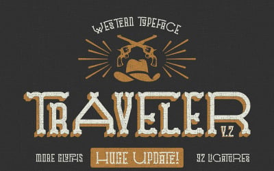 Traveler v.2 Typeface Font