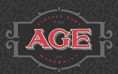 VIntage &amp;quot;L&amp;#39;età della modernità&amp;quot; Font