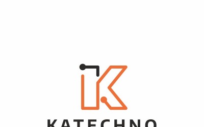 Katechno K Letter Logo Template