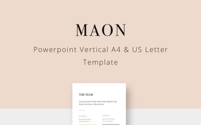 MAON - Modello PowerPoint verticale