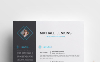 Michael Jenkins Clean CV-sjabloon
