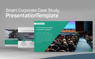 Modern Case Study - PowerPoint template