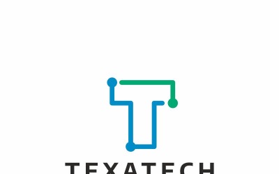 Texatech T Letter Logo Template