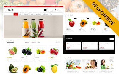 Fresh Fruits Store OpenCart Template