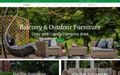 Gardiny - Clean Modern Bootstrap Shopify Theme
