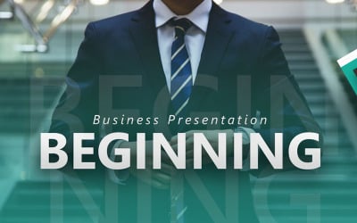 Beginning - Business PowerPoint template