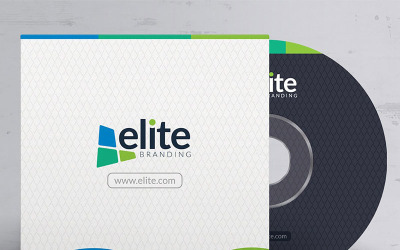 Conception de couverture de CD / DVD - Modèle d&amp;#39;identité d&amp;#39;entreprise