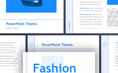 Moda Tasarımcısı PowerPoint şablonu