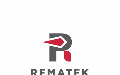 Rematek R Letter Logo Template
