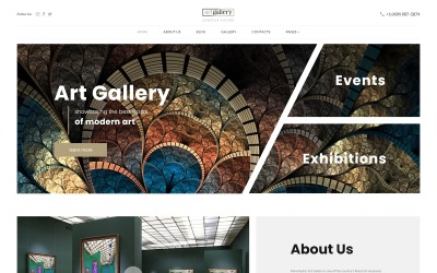 Responsivt artgallery - Art Responsive Elegant Joomla Template Joomla-mall #75514