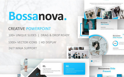 Bossanova - szablon PowerPoint