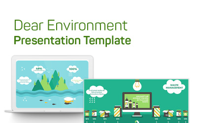 Caro modelo de PowerPoint do meio ambiente