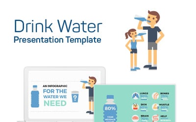Drink Water PowerPoint template