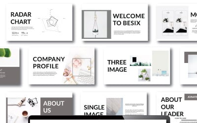 Modello di presentazione PowerPoint Besix