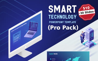 Plantilla de PowerPoint - tecnología inteligente