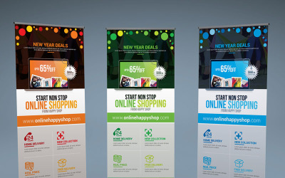 Digital Signage, Billboard, Rollup Banner, Promotional Banner Corporate Identity Template