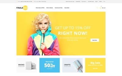 FinalSale - Wholesale Multicurrency Simple OpenCart Template