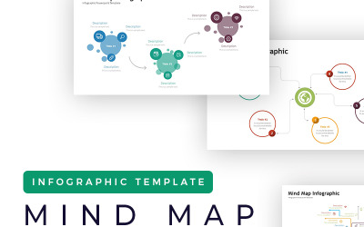 Mindmap Презентація - інфографіки шаблон PowerPoint