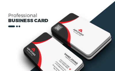 Визитная карточка Aspi Professional - шаблон фирменного стиля