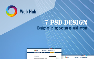 WebHub - Multipurpose Web Designing PSD Template