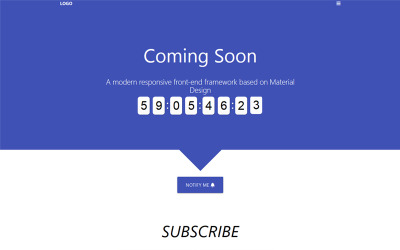 "COSO - Coming Soon HTML" - Спеціальна сторінка №75879