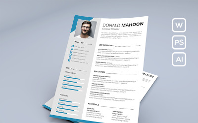 Donald Mahoon - Modèle de CV