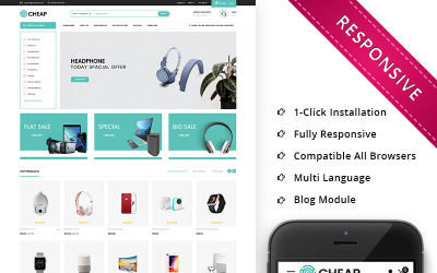 Responsive Cheap - Electronic Prestashop #75817