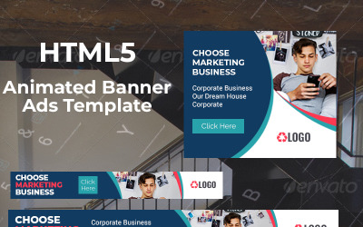 Animated Banner "Business Banner Ads" #75954