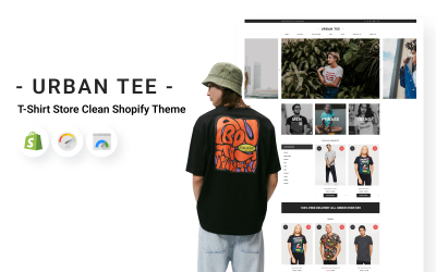Camiseta Urbana - T-Shirt Store Clean Shopify Tema