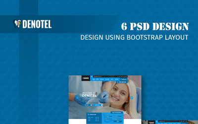 Denotel - Multipurpose Dental PSD Template