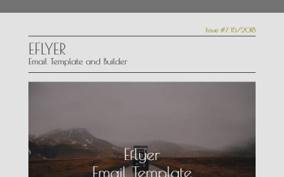 Eflyer - Шаблон информационного бюллетеня