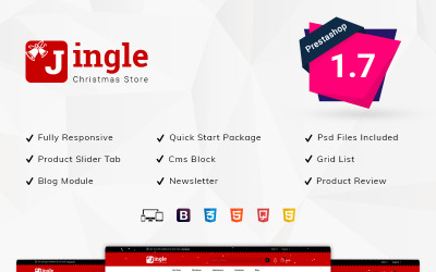 Jingle Gift Store PrestaShop Teması