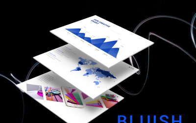 Kék - - Keynote sablon