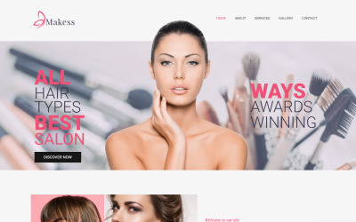 Makess - Szépségszalon Többcélú klasszikus WordPress Elementor téma