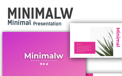 Minimalna prezentacja - szablon Keynote